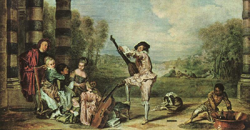 Jean-Antoine Watteau The Music Party China oil painting art